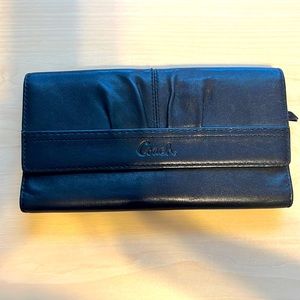 Vintage Black Leather Coach Wallet